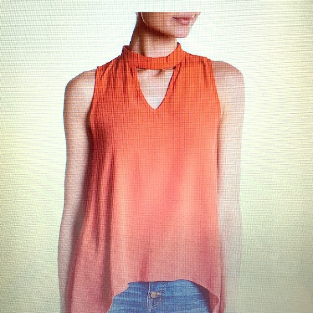 NWOT Elan Sleeveless Mock Neck Blouse